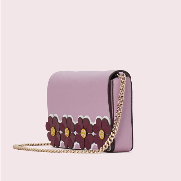 Kate Spade graphic clover appliqué chain wallet - Picture 5 of 6